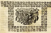 An illustration from Sagrado escudo de armas de la nobleza de Christo, padron de nobles, divisa de caballeros : sermon panegyrico en glorias de la invencion de la cruz, titular fiesta de la nobilissima Archi-cofradia de caballeros de la santa Vera-Cruz de esta ciudad mexicana, sacale a luz su meritissimo actual rector el capitan D. Francisco Ansaldo, y Peralta para que en nombre suyo, y de todos sus generosiisimos [sic] heroes, y capitulares illustres gratame[n]te sea dirigido, y con felicidad dedicado a el excellentissimo señor D. Gaspar de Sandoval, Cerda, Sylva, y Mendoza conde de Galve, gentil hombre de la camara de su magestad comendador de las encomiendas de Salamea, y Ceclavin en la Orden, y Caballeria de Alcantara, alcayde perpetuo de los reales alcaçares, puertas, y puentes de la ciudad de Tolledo, y de el castillo, y torres de Leon; señor de las villas de Tortola, y Zacedon, de el consejo de su magestad, su virrey, lugar-teniente governador, capitan general, y presidente de la Real Audiencia, y chancilleria de esta Nueva-España. A cuya benignidad, y grandeza lo ofrece en humilde obsequio (1692)