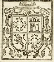 An illustration from Sagrado notariaco. : Mexoras de la Puebla, ciudad de la purissima. Panegirico en el tercero dia del novenario, que se hizo à la dedicacion solemne del Templo de la Concepcion de Maria SS. con el superlativo renombre Purissima, que antes fue de San Christobal, y era, y es, casa de los niños expuestos, desamparados. (1688)