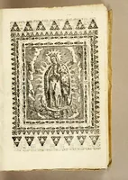An illustration from Sagrado padron y panegyricos sermones a la memoria debida al sumptuoso magnifico templo, y curiosa basílica del convento de religiosas del glorioso abad San Bernardo, : que edificò en su mayor parte el capitan D. Ioseph de Retes Largache, difu[n]to cavallero del Orden de Santiago, y consumaron en su cabal perfeccion su sobrino don Domingo de Retes, y doña Teresa de Retes y Paz, su hija, en esta dos vezes imperial, y siempre leal ciudad de Mexico, con la pompa funebre de la translacion de sus huessos, que erige en descripcion historica panegyrica, (1691)