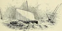 An illustration from The sailing boat, a treatise on sailing boats and small yachts, their varieties of type, sails, rig, etc. With practical directions for sailing and management; also, the one-design and restricted classes, fishing and shooting boats, sailing chariots and ice yachts, foreign and colonial boats, canoes, etc., etc (1901)