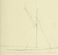 An illustration from The sailing boat, a treatise on sailing boats and small yachts, their varieties of type, sails, rig, etc. With practical directions for sailing and management; also, the one-design and restricted classes, fishing and shooting boats, sailing chariots and ice yachts, foreign and colonial boats, canoes, etc., etc (1901)