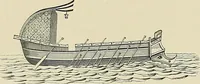 An illustration from The sailing boat, a treatise on sailing boats and small yachts, their varieties of type, sails, rig, etc. With practical directions for sailing and management; also, the one-design and restricted classes, fishing and shooting boats, sailing chariots and ice yachts, foreign and colonial boats, canoes, etc., etc (1901)