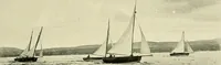 An illustration from The sailing boat, a treatise on sailing boats and small yachts, their varieties of type, sails, rig, etc. With practical directions for sailing and management; also, the one-design and restricted classes, fishing and shooting boats, sailing chariots and ice yachts, foreign and colonial boats, canoes, etc., etc (1901)