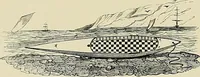An illustration from The sailing boat, a treatise on sailing boats and small yachts, their varieties of type, sails, rig, etc. With practical directions for sailing and management; also, the one-design and restricted classes, fishing and shooting boats, sailing chariots and ice yachts, foreign and colonial boats, canoes, etc., etc (1901)