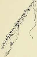An illustration from The sailing boat, a treatise on sailing boats and small yachts, their varieties of type, sails, rig, etc. With practical directions for sailing and management; also, the one-design and restricted classes, fishing and shooting boats, sailing chariots and ice yachts, foreign and colonial boats, canoes, etc., etc (1901)