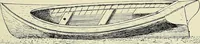 An illustration from The sailing boat, a treatise on sailing boats and small yachts, their varieties of type, sails, rig, etc. With practical directions for sailing and management; also, the one-design and restricted classes, fishing and shooting boats, sailing chariots and ice yachts, foreign and colonial boats, canoes, etc., etc (1901)