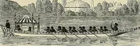 An illustration from The sailing boat, a treatise on sailing boats and small yachts, their varieties of type, sails, rig, etc. With practical directions for sailing and management; also, the one-design and restricted classes, fishing and shooting boats, sailing chariots and ice yachts, foreign and colonial boats, canoes, etc., etc (1901)