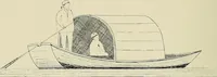 An illustration from The sailing boat, a treatise on sailing boats and small yachts, their varieties of type, sails, rig, etc. With practical directions for sailing and management; also, the one-design and restricted classes, fishing and shooting boats, sailing chariots and ice yachts, foreign and colonial boats, canoes, etc., etc (1901)