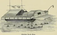 An illustration from The sailing boat, a treatise on sailing boats and small yachts, their varieties of type, sails, rig, etc. With practical directions for sailing and management; also, the one-design and restricted classes, fishing and shooting boats, sailing chariots and ice yachts, foreign and colonial boats, canoes, etc., etc (1901)