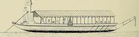 An illustration from The sailing boat, a treatise on sailing boats and small yachts, their varieties of type, sails, rig, etc. With practical directions for sailing and management; also, the one-design and restricted classes, fishing and shooting boats, sailing chariots and ice yachts, foreign and colonial boats, canoes, etc., etc (1901)