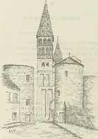 An illustration from Saint-Philibert de Tournus (1905)