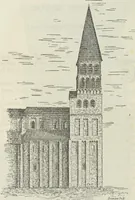 An illustration from Saint-Philibert de Tournus (1905)