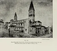 An illustration from Saint-Philibert de Tournus (1905)