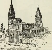 An illustration from Saint-Philibert de Tournus (1905)