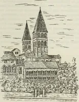 An illustration from Saint-Philibert de Tournus (1905)