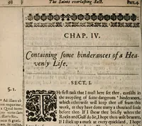Picture 39 of 47 from The saints everlasting rest: or, A treatise of the blessed state of the saints in their enjoyment of God in glory. Wherein is shewed its excellency and certainty; the misery of those that lose it; the way to attain it, and assurance of it; and how to live in the continual delightful foretasts of it, by the help of meditation (1651), leaf 855