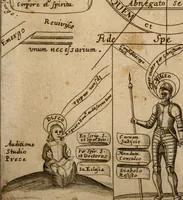 An illustration from The saints everlasting rest; or, A treatise of the blessed state of the saints in their enjoyment of God in glory. Wherein is shewed its excellency and certainty; the misery of those that lose it, the way to attain it, and assurance of it; and how to live in the continual delightful foretasts of it by the help of meditation (1658)