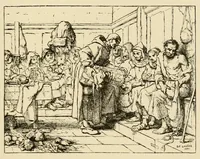 An illustration from The Salon; a collection of the choicest paintings recently executed by distinguished European artists .. (1881)