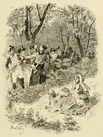 An illustration from The Salon; a collection of the choicest paintings recently executed by distinguished European artists .. (1881)