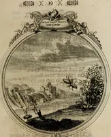 An illustration from Sammlung geist- und sinnreicher Gedancken uber verschiedene aus der Natur, Kunst, und Wissenschafften vorgestellte Sinn-Bilder : durch alle Gattungen der Hoch-Teutschen Reim-Kunst, theils zur Jugendsamen Lehr, und nutzlicher Gemüths-Ergötzung, theils zur angenehmen Gesang (1749)