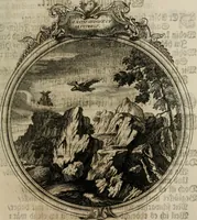 An illustration from Sammlung geist- und sinnreicher Gedancken uber verschiedene aus der Natur, Kunst, und Wissenschafften vorgestellte Sinn-Bilder : durch alle Gattungen der Hoch-Teutschen Reim-Kunst, theils zur Jugendsamen Lehr, und nutzlicher Gemüths-Ergötzung, theils zur angenehmen Gesang (1749)