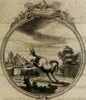 An illustration from Sammlung geist- und sinnreicher Gedancken uber verschiedene aus der Natur, Kunst, und Wissenschafften vorgestellte Sinn-Bilder : durch alle Gattungen der Hoch-Teutschen Reim-Kunst, theils zur Jugendsamen Lehr, und nutzlicher Gemüths-Ergötzung, theils zur angenehmen Gesang (1749)