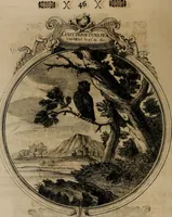 An illustration from Sammlung geist- und sinnreicher Gedancken uber verschiedene aus der Natur, Kunst, und Wissenschafften vorgestellte Sinn-Bilder : durch alle Gattungen der Hoch-Teutschen Reim-Kunst, theils zur Jugendsamen Lehr, und nutzlicher Gemüths-Ergötzung, theils zur angenehmen Gesang (1749)