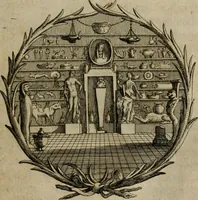 An illustration from Sammlung von Aegyptischen, Hetrurischen, Griechischen und Romischen Alterthümern (1766)