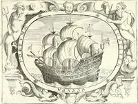 An illustration from Aquila sancta, siue Bauarica : elogiis, hieroglyphicis, numismatibus, insignibus, symbolis, imaginibus antiquis ad viuum exculpta, & longa historiarum serie exarata : vt nihil relictum sit, quod prisci, vel hodierni habeant annales, sed diplomata, leges, indulta, genealogiae, donationes, priuilegia offeruntur congesta : accedit tractatus sacrolegalis, & historicopoliticus ... (1674)