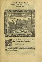 Picture 4 of 4 from Sancti patris nostri Epiphanii episcopi Constantiae Cypri ad Physiologum, eiusdem in die festo palmarum sermo (1587), leaf 105