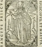 An illustration from Sanctuarium Capuanum : opus in quo sacrae res Capuae, et per occasionem plura, tam ad diversas civitates regni pertinentia, quàm per se curiosa continentur (1630)