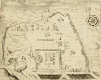 An illustration from Sandys Travels: containing an history of the original and present state of the Turkish empire ... the Mahometan religion and ceremonies. A description of Constantinople ... also, of Greece ... Of Ægypt ... A description of the Holy-Land ... Lastly, Italy described, and the islands adjoining. Illustrated with fifty graven maps and figures (1673)