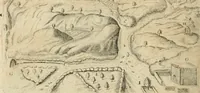 An illustration from Sandys Travels: containing an history of the original and present state of the Turkish empire ... the Mahometan religion and ceremonies. A description of Constantinople ... also, of Greece ... Of Ægypt ... A description of the Holy-Land ... Lastly, Italy described, and the islands adjoining. Illustrated with fifty graven maps and figures (1673)