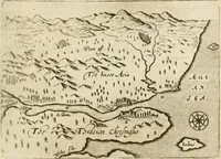 An illustration from Sandys Travels: containing an history of the original and present state of the Turkish empire ... the Mahometan religion and ceremonies. A description of Constantinople ... also, of Greece ... Of Ægypt ... A description of the Holy-Land ... Lastly, Italy described, and the islands adjoining. Illustrated with fifty graven maps and figures (1673)