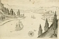An illustration from Sandys Travels: containing an history of the original and present state of the Turkish empire ... the Mahometan religion and ceremonies. A description of Constantinople ... also, of Greece ... Of Ægypt ... A description of the Holy-Land ... Lastly, Italy described, and the islands adjoining. Illustrated with fifty graven maps and figures (1673)