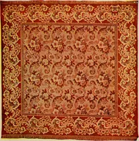 An illustration from Sanitary Manufacturing Company ... rugs and art squares, lace curtains and upholstery goods. (1904)