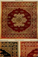 An illustration from Sanitary Manufacturing Co., Inc., manufacturers of Brusselette art rugs and upholstery specialties. (1902)