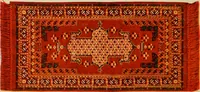 An illustration from Sanitary Manufacturing Co., Inc., manufacturers of Brusselette art rugs and upholstery specialties. (1902)