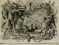 An illustration from Sapientiae symbolica : XIIII. emblematibus prudentiae morumque praecepta, explicans virutis commendationi dicata = Emblematische Weissheits-Regeln : in XIIII. Sinnbildern zur Erweckung der Liebe zur Tugend vorgestellet (1720)