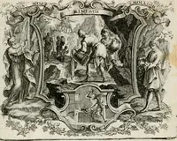 Picture 8 of 16 from Sapientiae symbolica : XIIII. emblematibus prudentiae morumque praecepta, explicans virutis commendationi dicata = Emblematische Weissheits-Regeln : in XIIII. Sinnbildern zur Erweckung der Liebe zur Tugend vorgestellet (1720), leaf 16