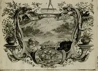 An illustration from Sapientiae symbolica : XIIII. emblematibus prudentiae morumque praecepta, explicans virutis commendationi dicata = Emblematische Weissheits-Regeln : in XIIII. Sinnbildern zur Erweckung der Liebe zur Tugend vorgestellet (1720)