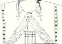 An illustration from Sarcophages de l'époque bubastite à l'époque saïte (1912)