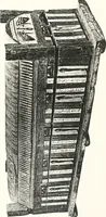 An illustration from Sarcophages de l'époque bubastite à l'époque saïte (1912)