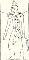 An illustration from Sarcophages de l'époque bubastite à l'époque saïte (1912)