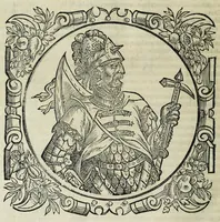 Picture 38 of 47 from Sarmatiae evropeae descriptio : qvae regnvm Poloniae, Litvaniam, Samogitiam, Rvssiam, Massoviam, Prvssiam, Pomeraniam, Livoniam, et Moschoviae Tartariaeqve partem complectitur (1581), leaf 110