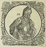 An illustration from Sarmatiae evropeae descriptio : qvae regnvm Poloniae, Litvaniam, Samogitiam, Rvssiam, Massoviam, Prvssiam, Pomeraniam, Livoniam, et Moschoviae Tartariaeqve partem complectitur (1581)