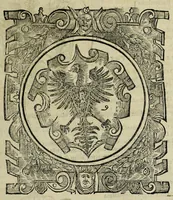 An illustration from Sarmatiae evropeae descriptio : qvae regnvm Poloniae, Litvaniam, Samogitiam, Rvssiam, Massoviam, Prvssiam, Pomeraniam, Livoniam, et Moschoviae Tartariaeqve partem complectitur (1581)
