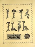 An illustration from Sbornik izobrazhenīĭ Spasiteli︠a︡, Bozhĭeĭ Materi i drugikh svi︠a︡tykh s X v. po XV v.; konechnykh ukrashenīĭ, zastavok, zaglavnykh bukv s 835 g. po XVII v., gravirovannykh s grecheskikh i slavi︠a︡nskikh rukopiseĭ na derevi︠e︡ graverom Ryzhovym (1885)