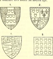 An illustration from Sceaux armoríes des Pays-Bas et des pays avoisinants (Belgique--Royaume des Pays-Bas--Luxembourg--Allemagne--France) recueil historique et héraldique (1898)
