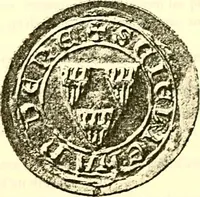 An illustration from Sceaux armoríes des Pays-Bas et des pays avoisinants (Belgique--Royaume des Pays-Bas--Luxembourg--Allemagne--France) recueil historique et héraldique (1898)